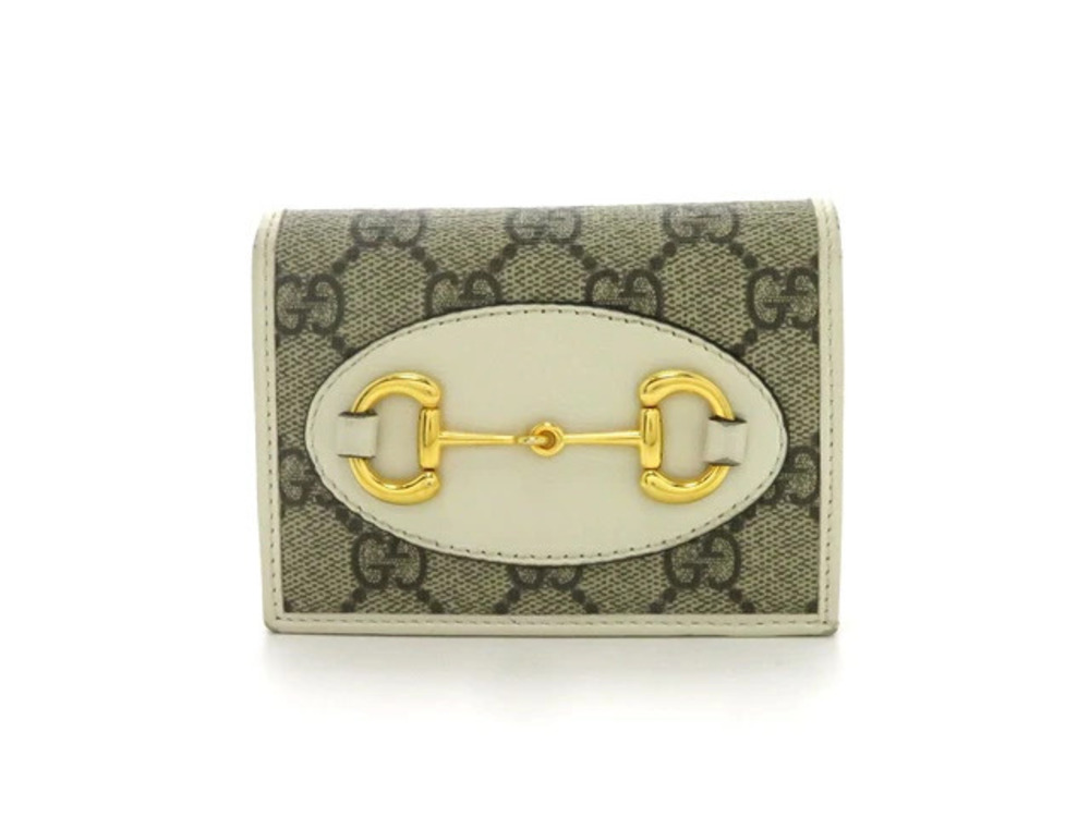 Gucci Horsebit Bi fold Wallet Leather